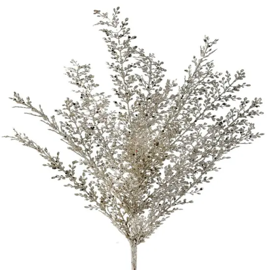 24" GLITTER/ SEQUIN ARTEMESIA BUSH {1}