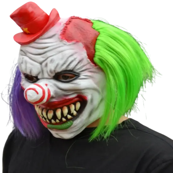 Kitcheniva Halloween Psycho Clown Mask With Hair {2}