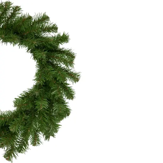 Northlight Deluxe Dorchester Pine Artificial Christmas Wreath - 18 - Unlit Green {4}