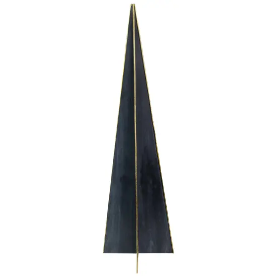 Northlight Triangular Christmas Tree Decoration - 20" - Blue and Gold {6}
