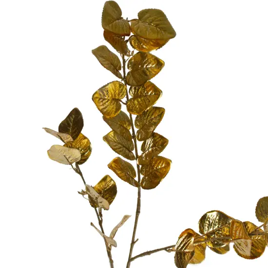 Northlight Eucalyptus Artificial Christmas Spray - 34" - Metallic Gold {7}