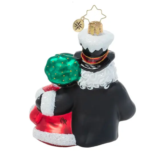 Christopher Radko Christopher Radko A Dazzling Duet Glass Christmas Ornament 1021309 Red {4}