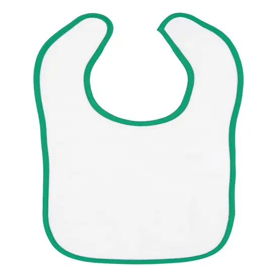 Rabbit Skins&reg; Contrast Trim Terry Bibs for Infants - 1003 {1}