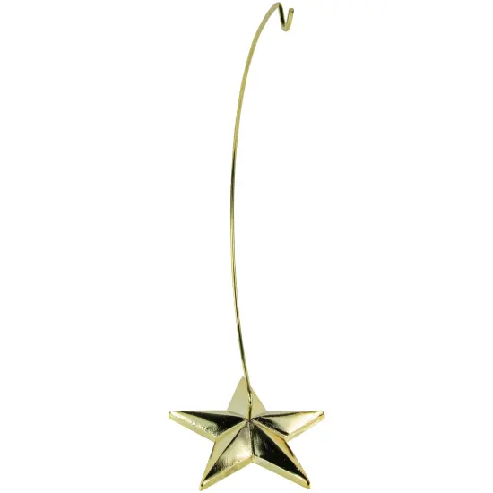 Northlight Star Ornament Holder Christmas Display Stand - 12.5" - Gold {6}