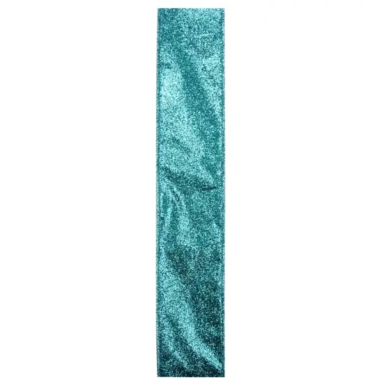 Northlight Pack of 12 Shimmering Teal Green Solid Wired Christmas Craft Ribbon - 2.5" x 120 Yards {3}