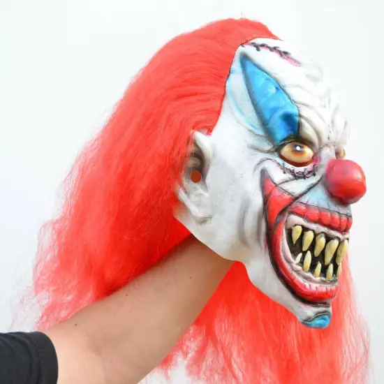 Kitcheniva Halloween Stitches Clown Mask With Hair {2}