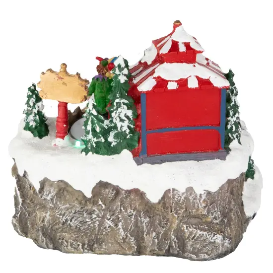 Northlight LED Lighted and Animated Christmas Scene Village Display Decoration - 7.75" Multi {6}