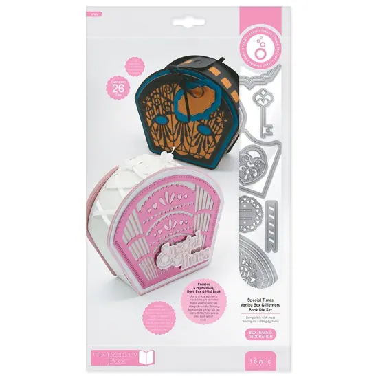 Tonic Studios Vanity Box & Memory Book Die Set-Special Times {1}