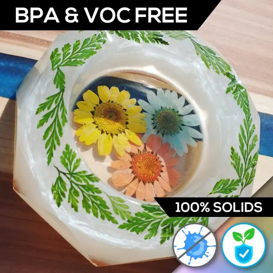 Superclear&reg; Designer Art Resin - Clear 2-part Epoxy Resin and Hardener for Jewelry, Charcuterie Boards, Castings and more! {3}