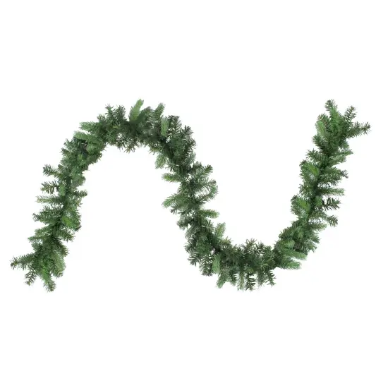 Northlight Real Touch&trade;️ Noble Fir Artificial Christmas Garland - Unlit - 9' x 10" Green {4}