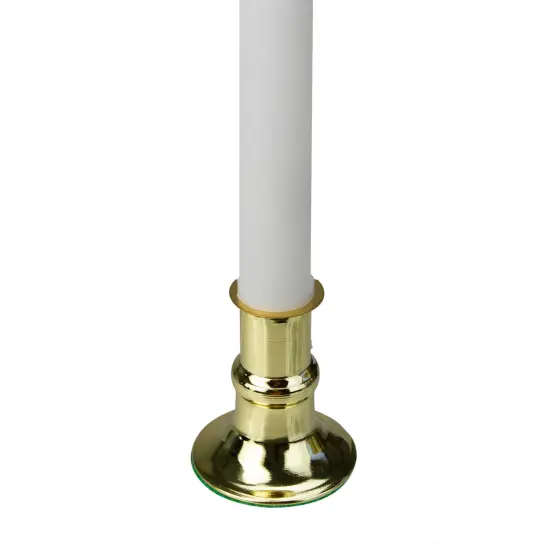 Northlight Single Flicker Flame Christmas Candle Lamp - 8.75" White {4}