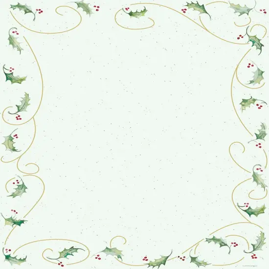 Great Papers! Holly Bunch Holiday Letterhead, Invitations and Announcements, Printer Friendly, 8.5" x 11", 80 Pack {1}