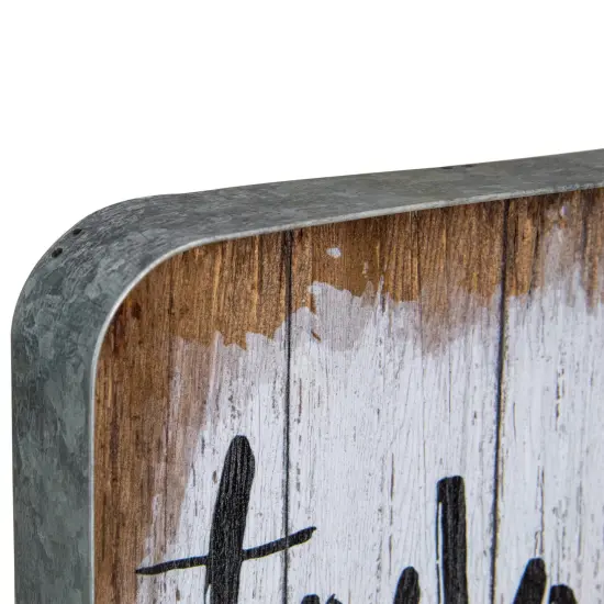 Tii Collections 15.75" Black and Yellow Metal Today is Your Day Hanging Sign Brown {4}