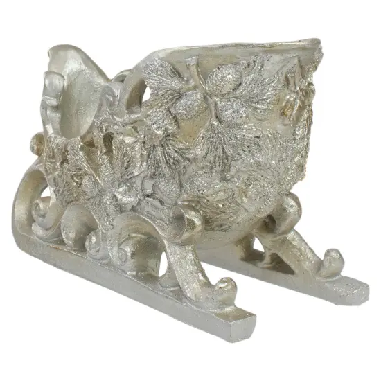 Northlight Christmas Sleigh Decoration - 9.75" - Champagne Gold {5}