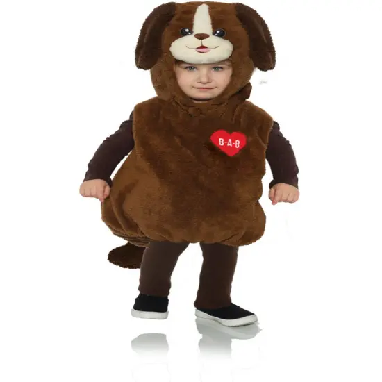 Belly Babies Plush Build-A-Bear Playful Pup Toddler Costume {1}