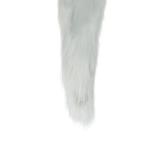 Northlight 34" Gray and White Hanging Gnome Hat Christmas Decoration {4}