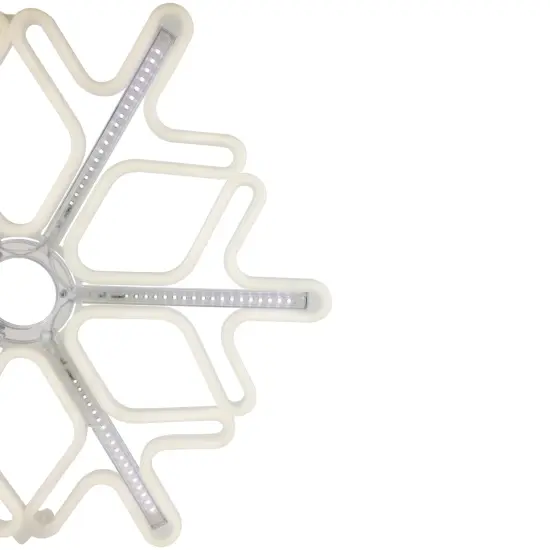Northlight Lighted Cascading Snowflake Outdoor Christmas Decoration - 16" - Clear Lights {5}