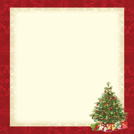 Great Papers! Lacy Tree Holiday Letterhead, Invitations and Announcements, Printer Friendly, 8.5" x 11", 80 Pack {1}