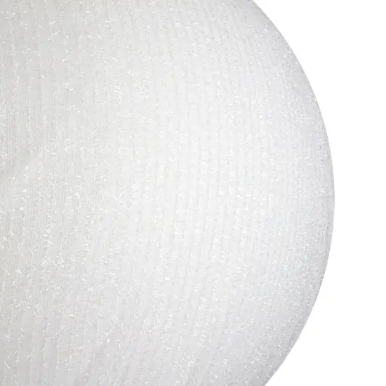 Northlight Inflatable Tinsel Commercial Outdoor Christmas Ball Ornament Decoration - 23.5" - White {4}