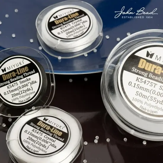 Miyuki Dura-Line 0.12mm Strong Beading Thread, 50m Black {4}