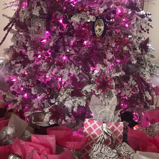 Northlight LED C6 Faceted Christmas Lights - Pink - 22.5' White Wire - 70ct {5}