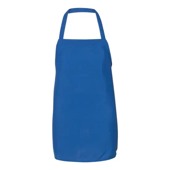 Q-Tees&reg; Bib Apron Royal {1}