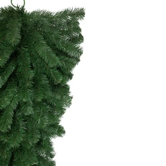 Northlight Windsor Pine Artificial Christmas Teardrop Swag - 48" - Unlit Green {4}