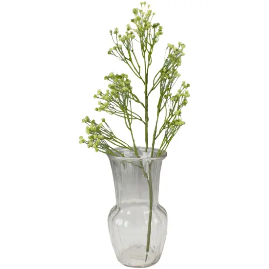 Northlight 24" Green Artificial Gysophila Stemmed Flower Spray {4}