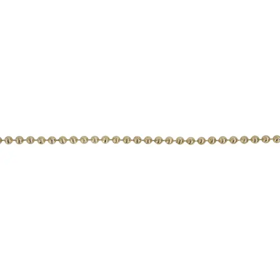 Northlight Lame Beaded Christmas Garland - 15' x .25" - Gold - Unlit {6}