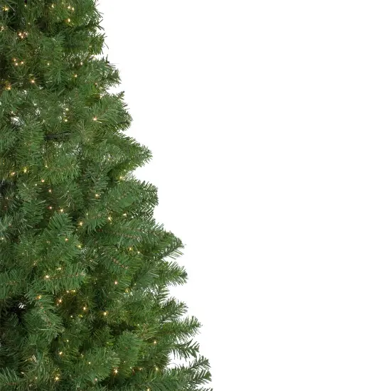 Northlight 7.5' Pre-lit Medium Deer River Spruce LED Artificial Christmas Tree - Warm White Lights Green {6}