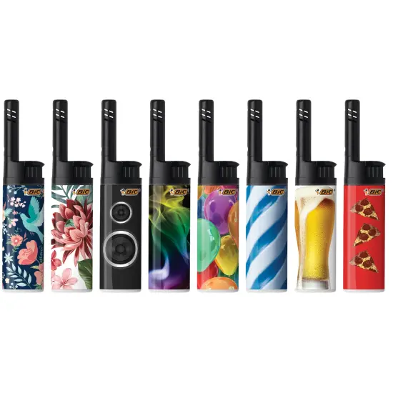 BIC EZ Reach Candle Lighter, The Ultimate Lighter with Extended Wand for Grills and Firepits (1.45-inch), Favorites Series, 6 Count Pack (Assortment of Designs May Vary) {2}