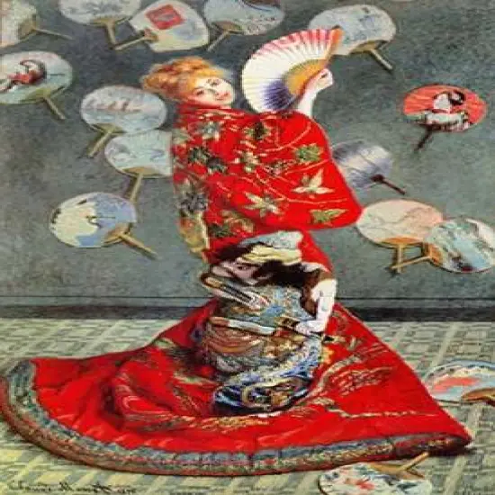 La Japonaise 1876 Poster Print by Claude Monet - Item # VARPDX373796 {1}