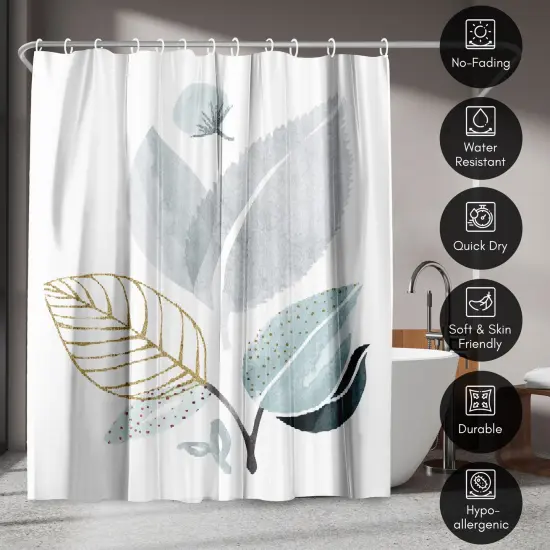 Forest Friends by Modern Tropical Shower Curtain 71" x 74" {4}