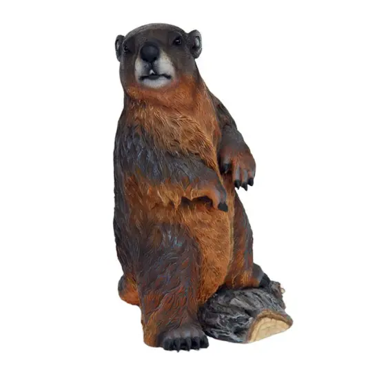 Beaver Standing Life Size Statue {1}