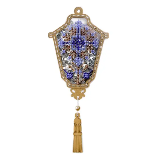 Set for embroidery with beads on a plastic base FLPL-070 {2}