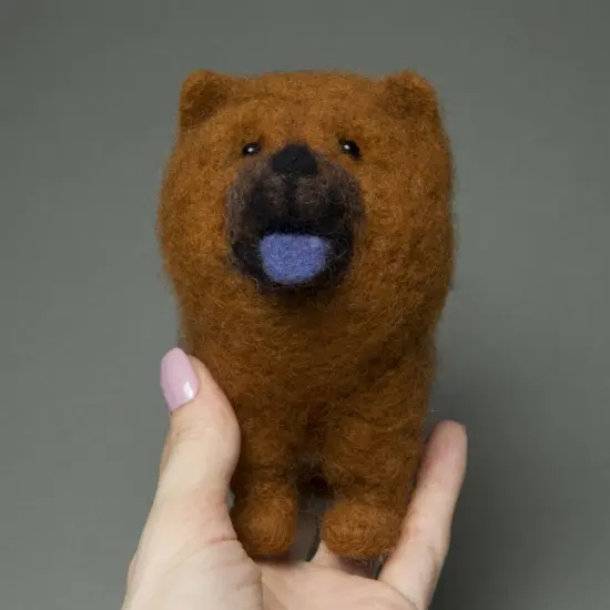 Felting kit Chow-chow {4}