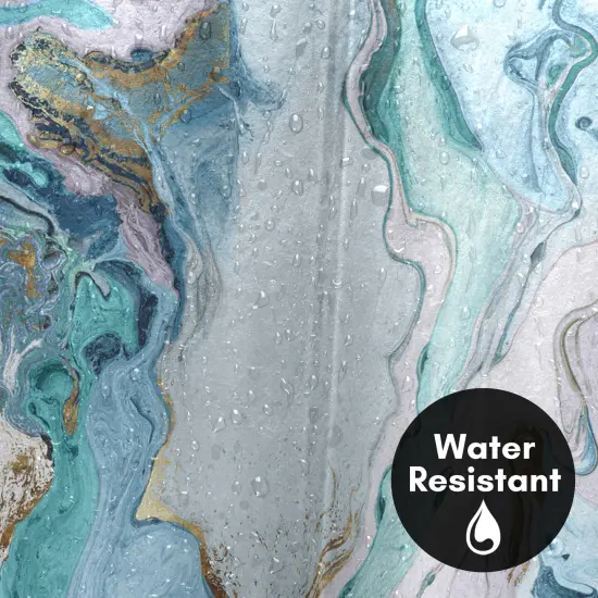 Americanflat 71" x 74" Shower Curtain, Marble Petroleum Ii by PI Creative Art {3}