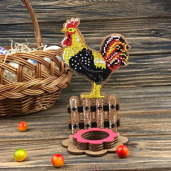 Set for embroidery with beads on wood FLK-333 {4}