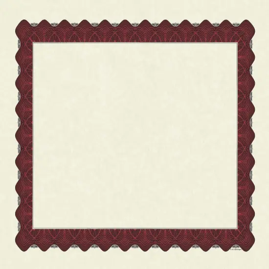 Great Papers! Parchment Certificates with Metallic Border, Red Border, 8.5" x 11", Printer Compatible, 100 Count {1}