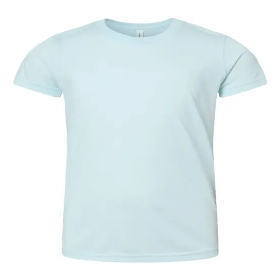 BELLA + CANVAS&reg; Triblend Crew Neck Short Sleeve Tee Shirt For Youth - 3413Y Ice blue triblend {2}