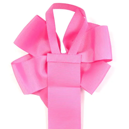 Wrapables Hair Clip and Hair Bow Holder, Hot Pink Chevron {3}