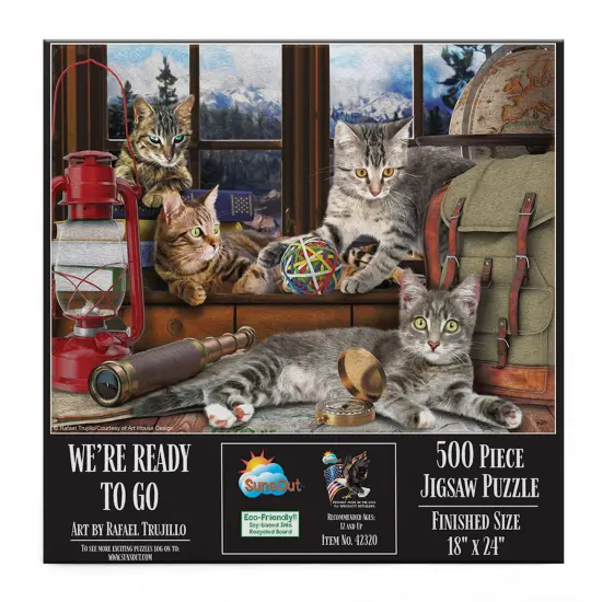 Sunsout We&rsquo;re Ready to Go 500 pc Jigsaw Puzzle 42320 {4}