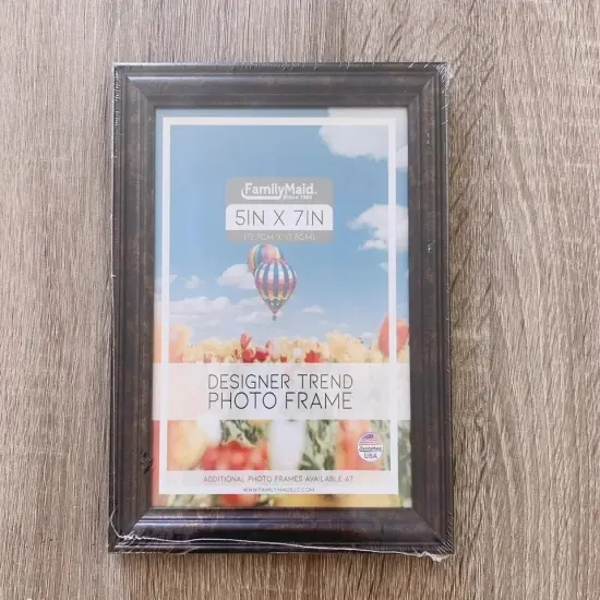 Photo Frame, Picture Frame, Wood, Dark Classic Colors, 5"X7", Pack 2 Color b {1}