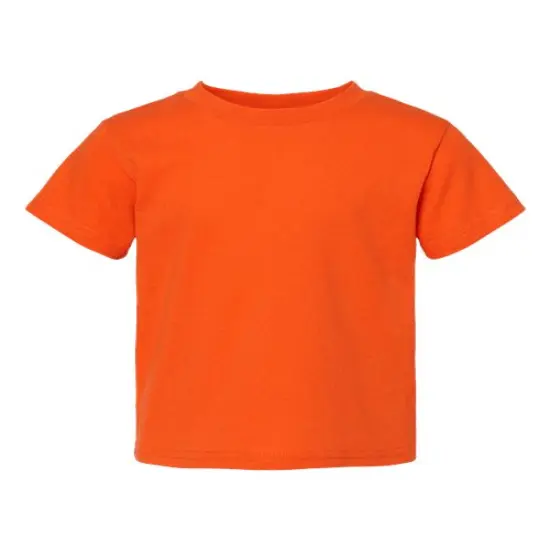 Rabbit Skins&reg; Toddler Cotton Jersey Crew Neck Short Sleeve Tee - 3301T Orange {1}