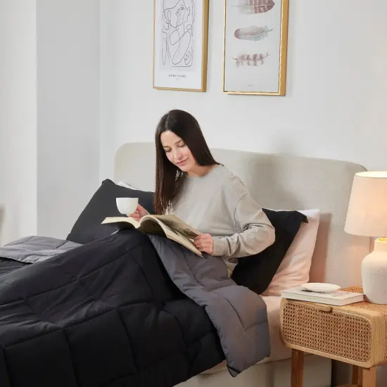 Nestl Down Alternative Comforter Navy {8}