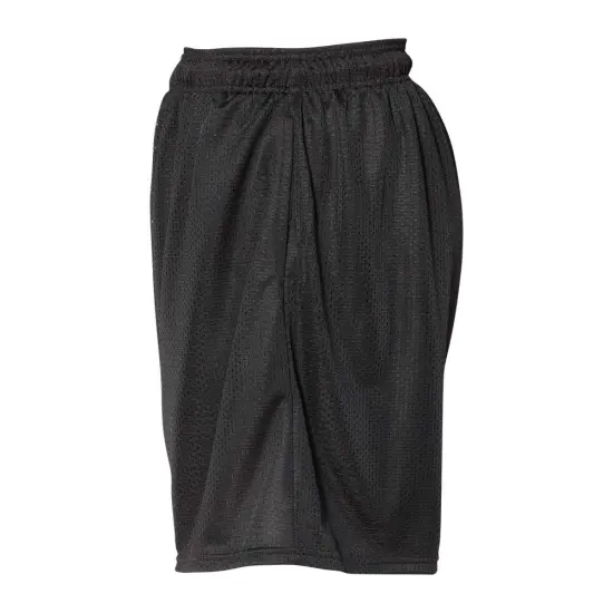 Russell Athletic&reg; Tricot Mesh Shorts with Pockets For Adult Black {2}