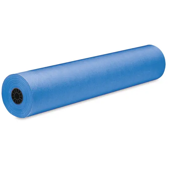 Rainbow Duo-Finish Economy Kraft Paper - 36" x 1000 ft, Aqua {1}