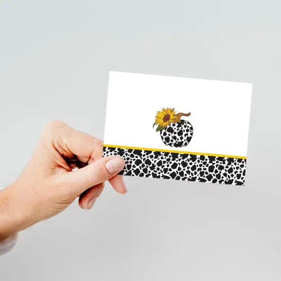 Great Papers! Thank You Note Cards with White Envelope, Holy Cow Print, 4.75" x 3.375"(folded), 50 count {3}