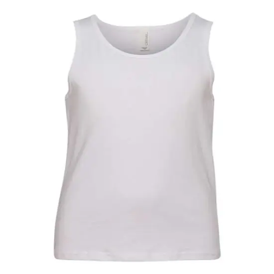 BELLA + CANVAS&reg; Youth Jersey Sleeveless Tank Top - 3480Y White {1}