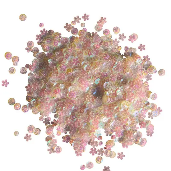 Buttons Galore Loose Sequin Assortments for Craft - 5,000 Pieces 45 Grams Swan lake {1}